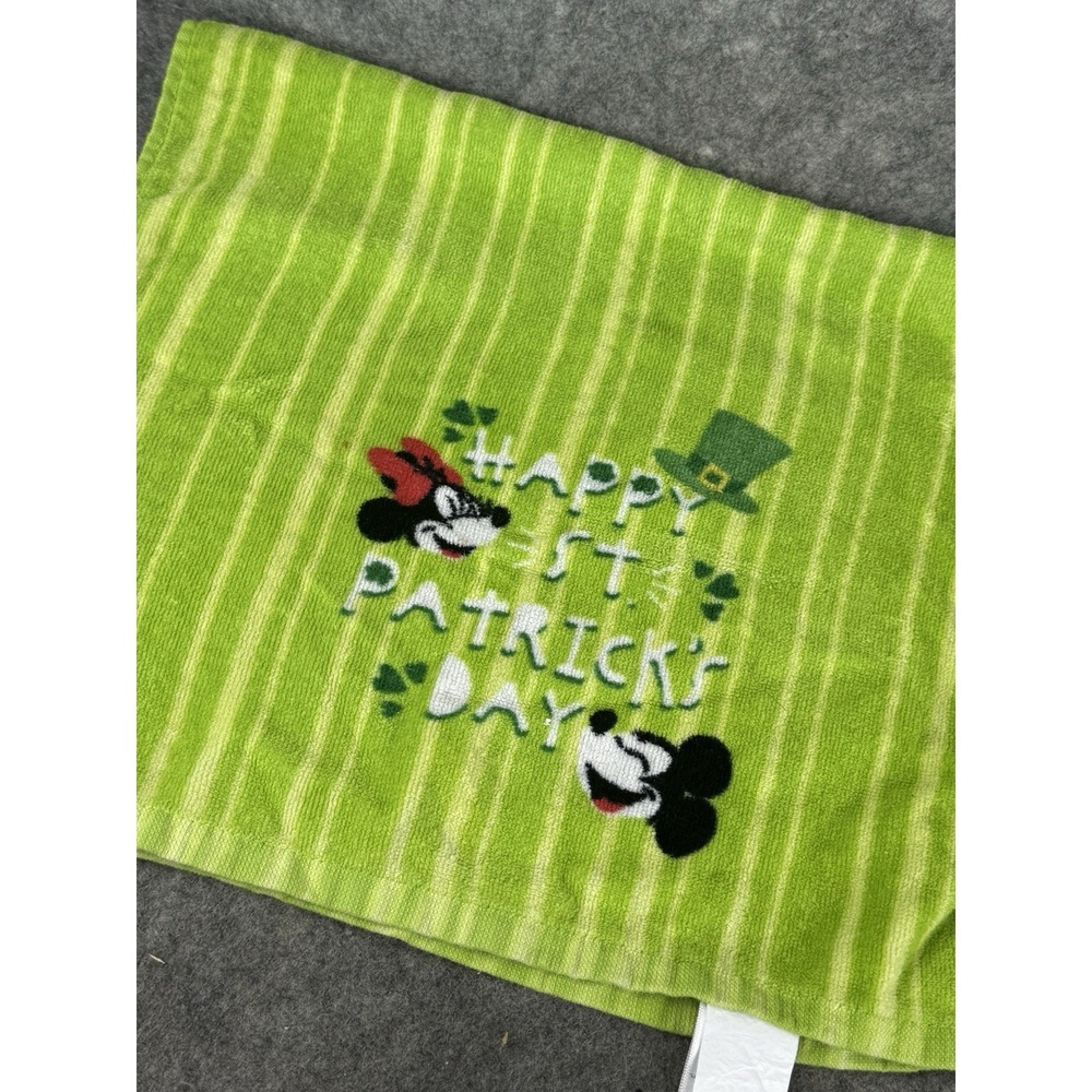 Disney Mickey & Minnie Mouse St‎ Patrick's Day Kitchen Hand Towel